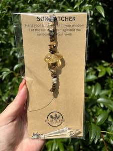 Homewares: Tigers Eye & Citrine | Point Sun Catcher