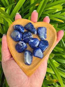 Tumbled Stones: Sodalite Tumbled Stone Small