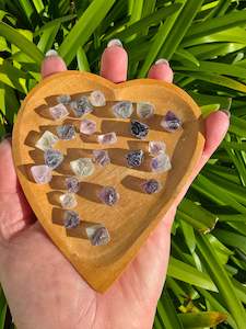 Rainbow Fluorite Octahedron Piece Small