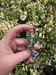 Crystal Bottles Bags: Rainforest Jasper Crystal Chip Bottle