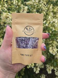 Amethyst Crystal Chip 100 gms Bag