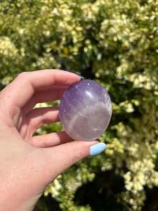 Chevron Amethyst Palm Stone A