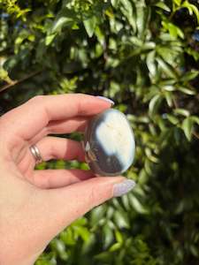 Orca Agate Palm Stone G