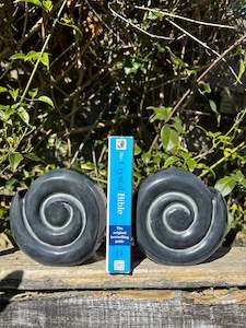 Koru Marble Bookends