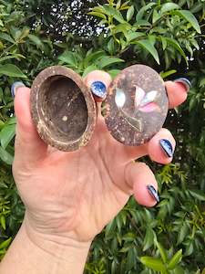 Homewares: Soapstone Trinket Box Small C