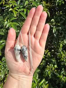 Pendulums: Rainbow Moonstone Cone Pendulum