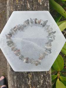 Labradorite Crystal Chip Bracelet 