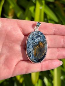 Pietersite | Polished Sterling Silver Pendant C
