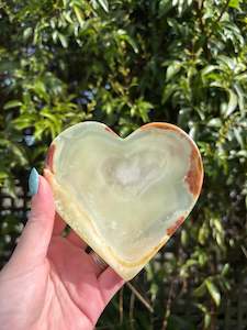 Bowls: Banded Calcite Heart Dish | Small B