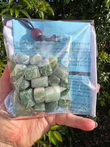 Green Aventurine Large Runes Set