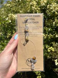 Suncatchers 1: Citrine & Tigers Eye | Guardian Angel Sun Catcher
