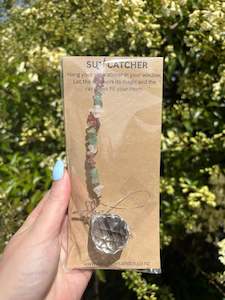 Points Spheres: Rose Quartz, Green Aventurine & Strawberry Quartz | Sphere Sun Catcher