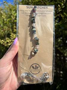 Tear Drops Diamonds: Bloodstone | Teardrop Sun Catcher