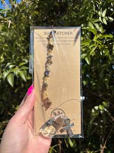 Tigers Eye & Citrine | Teardrop Sun Catcher