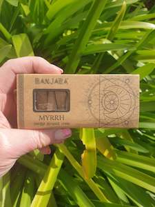 Incense Cones: Banjara Myrrh Smudge Pyramid Cones