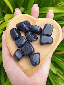 Blue Goldstone Tumbled Stone 10 Pack Valued at $30