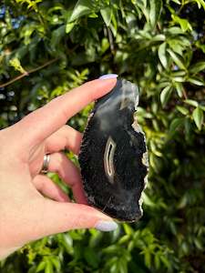 Slabs Slices: Agate Slice | Brown A