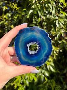 Slabs Slices: Agate Slice | Blue D