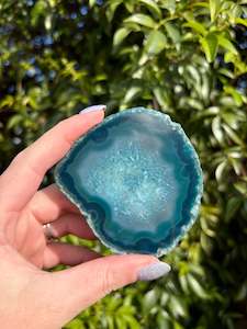 Slabs Slices: Agate Slice | Teal B