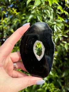 Slabs Slices: Agate Slice | Brown N