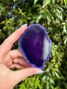 Slabs Slices: Agate Slice | Purple C