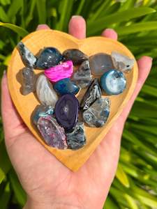 Coloured Agate Tumbled Stone Small