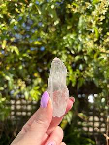 Lemurian Quartz Semi Polished Point B