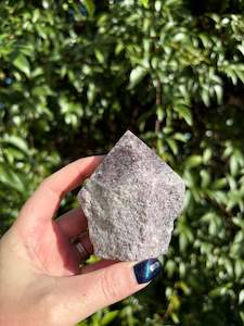 Semi Polished Points: Lepidolite Semi Polished Point D