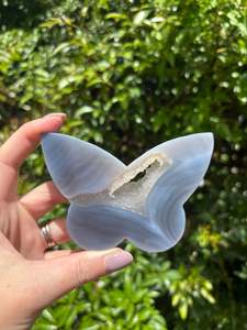 Crystals: Druzy Agate Butterfly Piece A