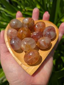 Fire Quartz Tumbled Stone