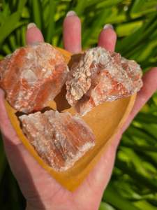 Red Calcite Rough Medium Piece
