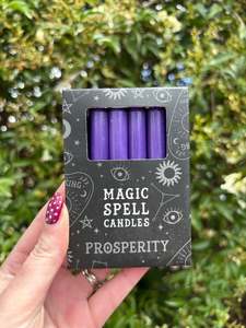 Incense Sage Other: Purple PROSPERITY Magic Spell Candles x12