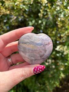 Hearts: Ocean Jasper Polished Heart A