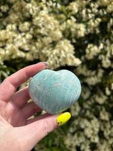 Hearts: Amazonite Heart A