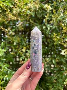Points Towers: Lepidolite Polished Point E