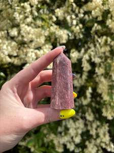 Strawberry Quartz Polished Point A