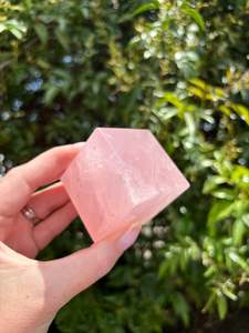Rose Quartz Cube B