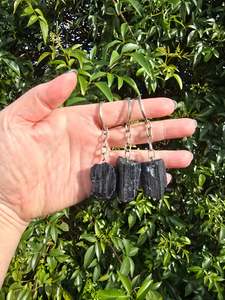 Keyrings: Black Tourmaline Rough Keyring