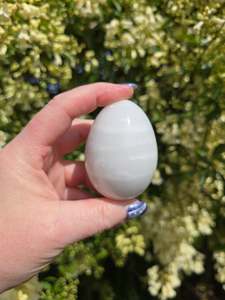Light Grey Marble Egg