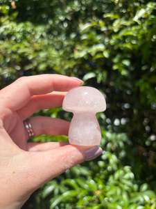 Rose Quartz Mushroom D