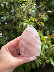 Rose Quartz Flame Piece C