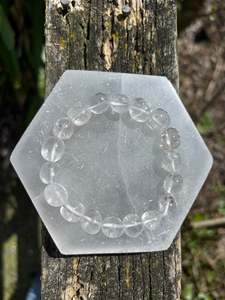 Bead Bracelets: Clear Quartz | Nugget Bead Bracelet