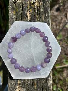 lepidolite | Nugget Bead Bracelet