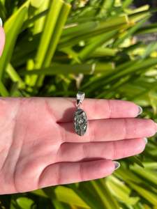 Pyrite Druzy | Sterling Silver Pendant A