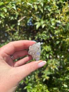 Aura Amethyst Druze Piece E