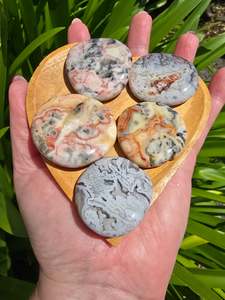 Crazy Lace Agate Flat Stone