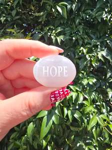 Palmstones: Selenite Mini Palm Stone | HOPE