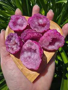 Geode Caves: Pink Quartz Geode | Small