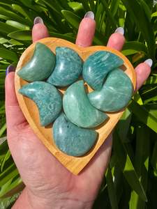 Stars Moons: Amazonite Moon Small