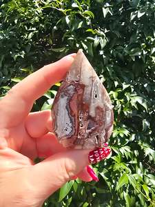 Flat Bases Freeforms: Crazy Lace Agate Flame A